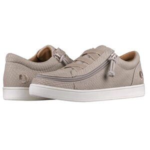 NEW Billy Footwear Women Sneaker Low Top Zip Up Gray Adaptive Sz 11 M RY2521
